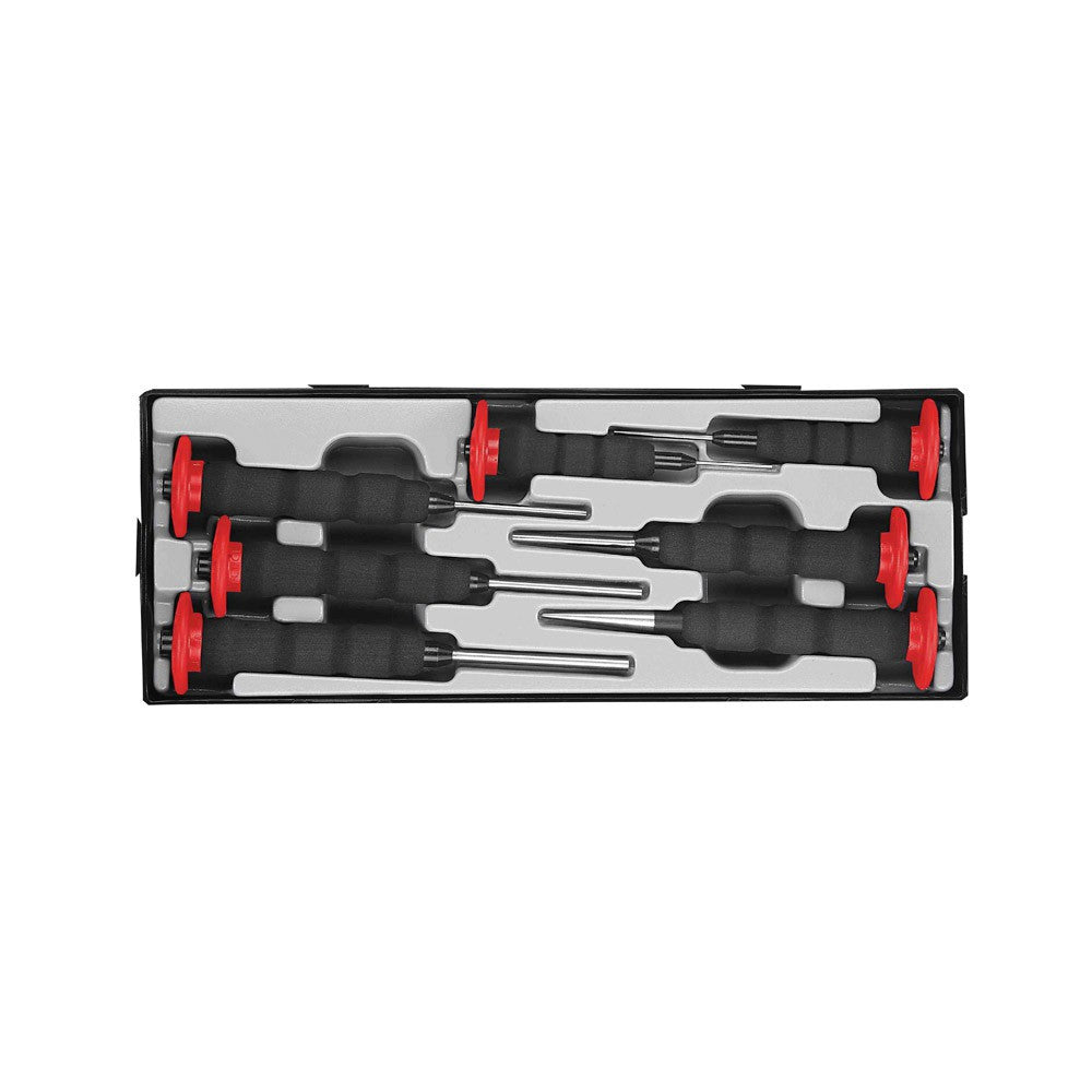 Pendrijver en doorslagen set 7 delig