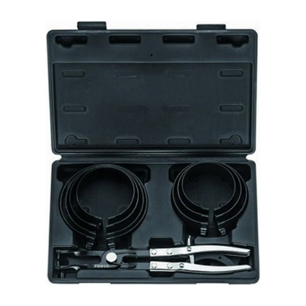 Piston ring compressor