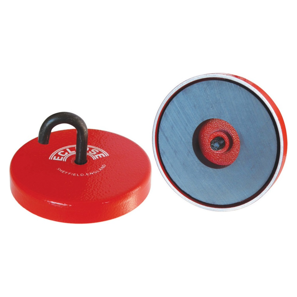 Platte busmagneet met haak