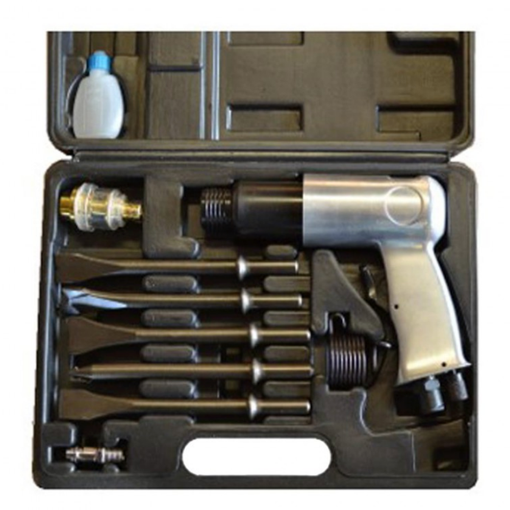 Pneumatische Beitelhamer 9-delig