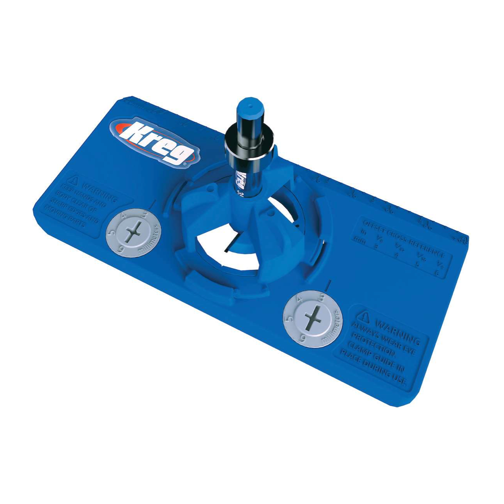 Potscharnier boorsjabloon