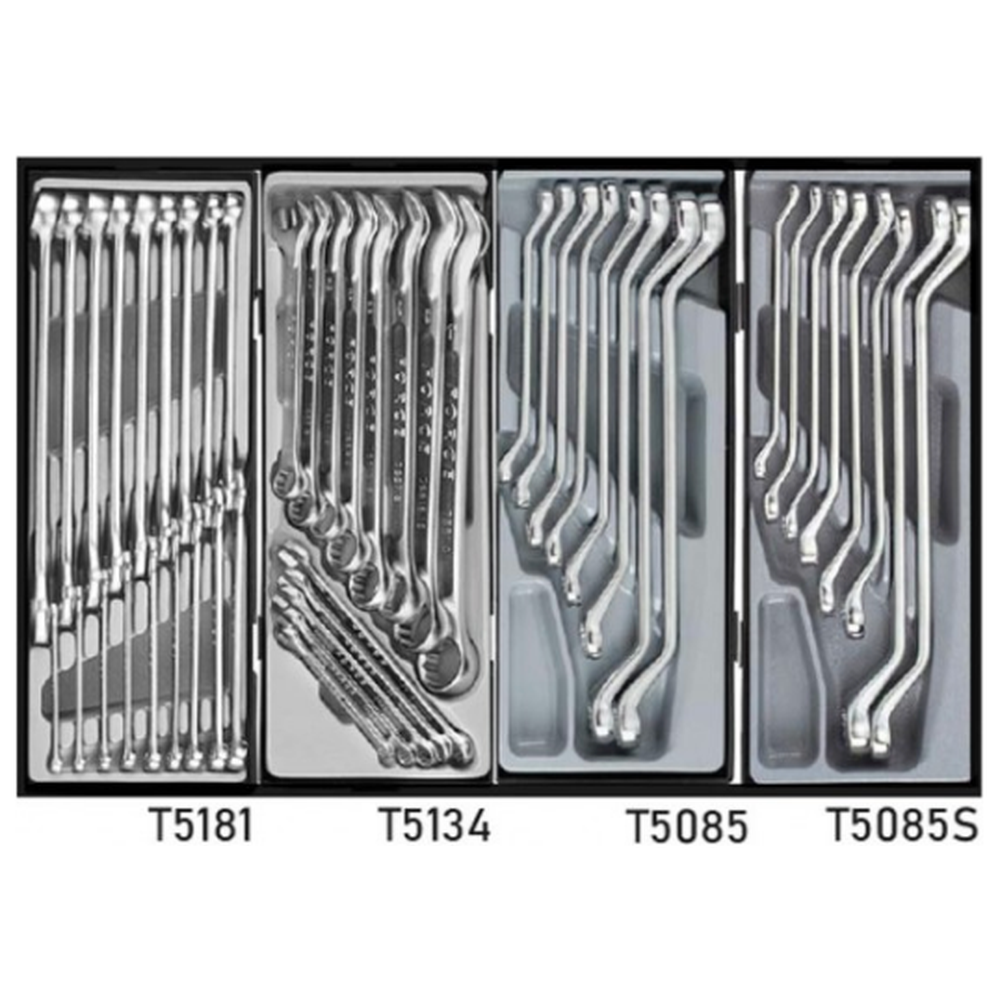 Red 8-drawer trolley with 325pc tools (S&M)