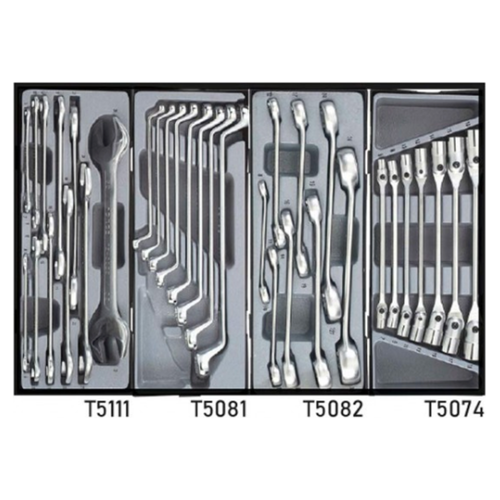 Red 8-drawer trolley with 376pc tools