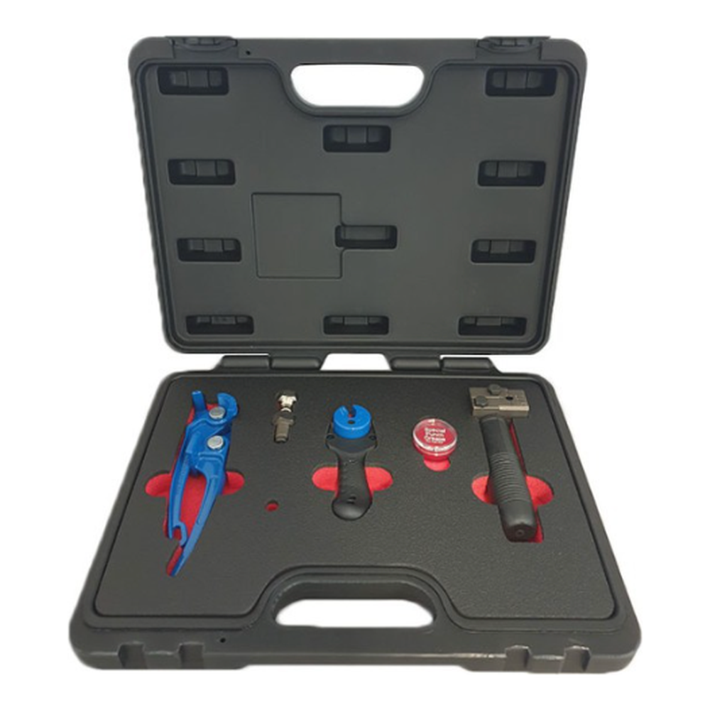 Remleiding fels gereedschap set