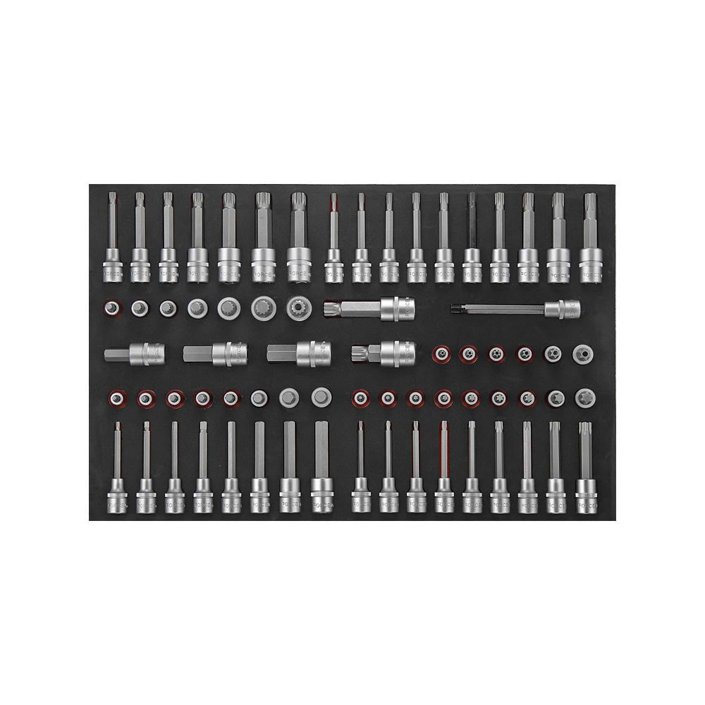 Rode Gereedschapswagen 8-lades met 415-delig gereedschap (EVA)