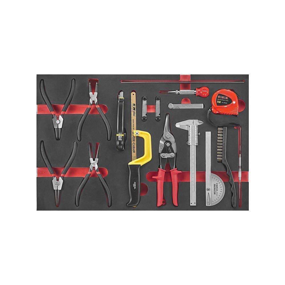 Rode Gereedschapswagen 8-lades met 415-delig gereedschap (EVA)