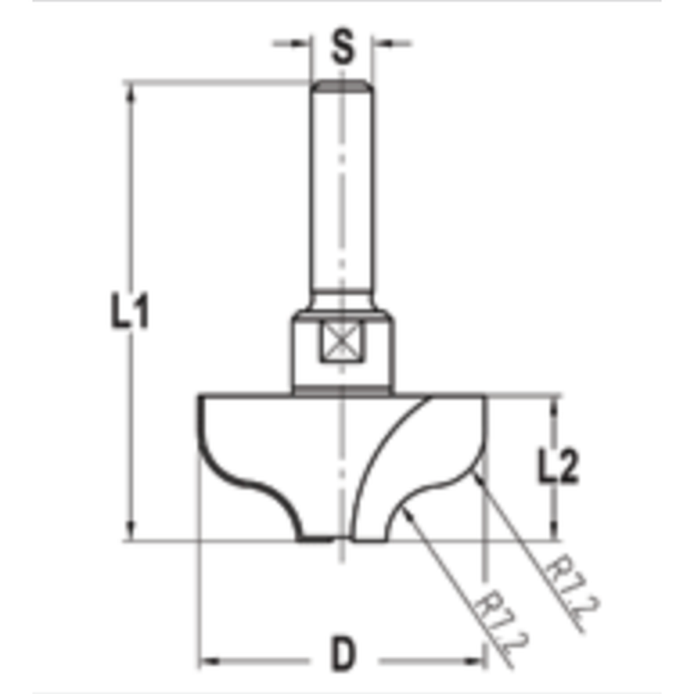 S-Profielfrees HW Z=2 Wisselschacht uitvoering