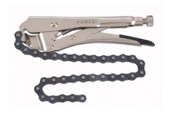 Adjustable chain locking pliers