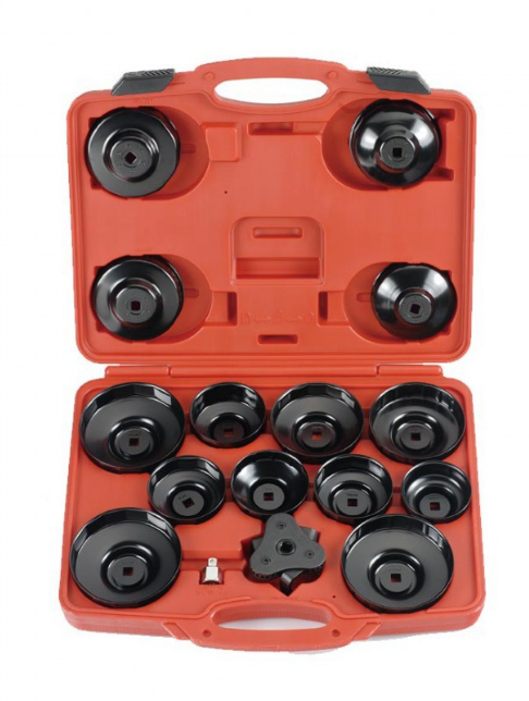 16pc Cup type oil filter wrench set