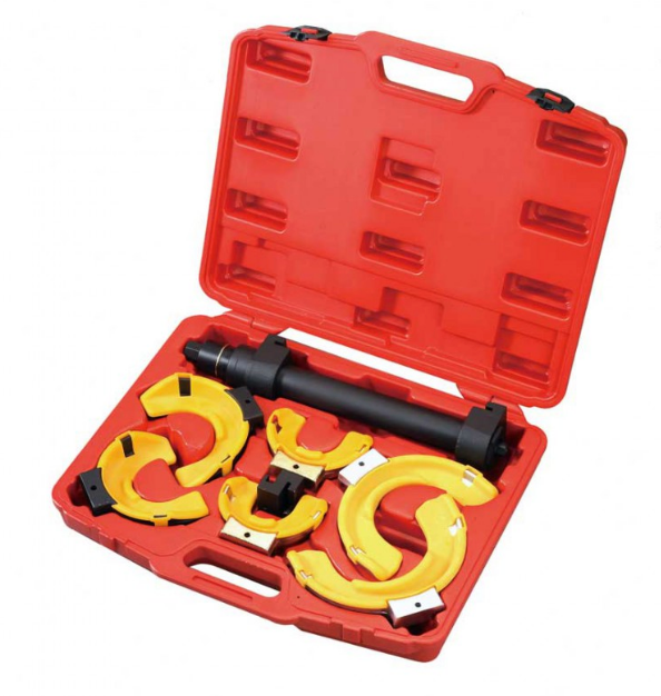 Professional coil spring compressor (with cover)