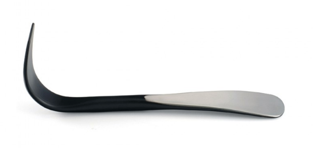 Dent striker with curved and flat side.
