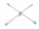 Foldable cross-handle socket wrench