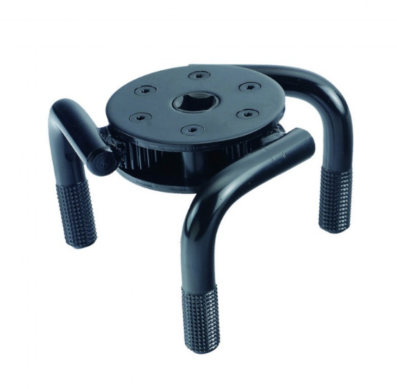 Three-legged oil filter wrench 75 - 130 mm