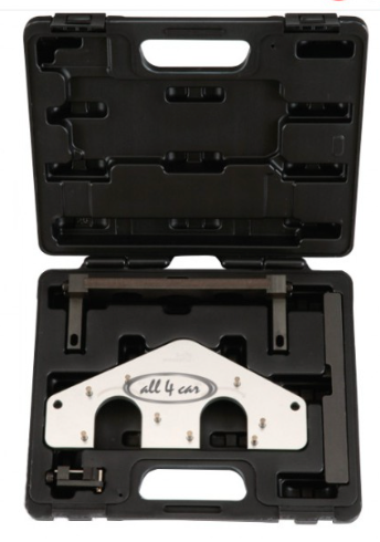 Engine timing tool set for BENZ M156