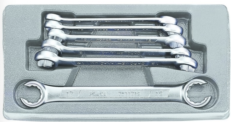 6pc Flare nut wrench