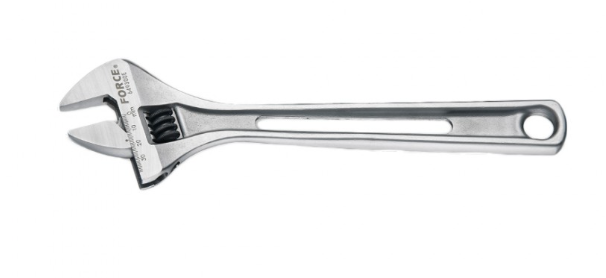 Adjustable gauged wrench 10"