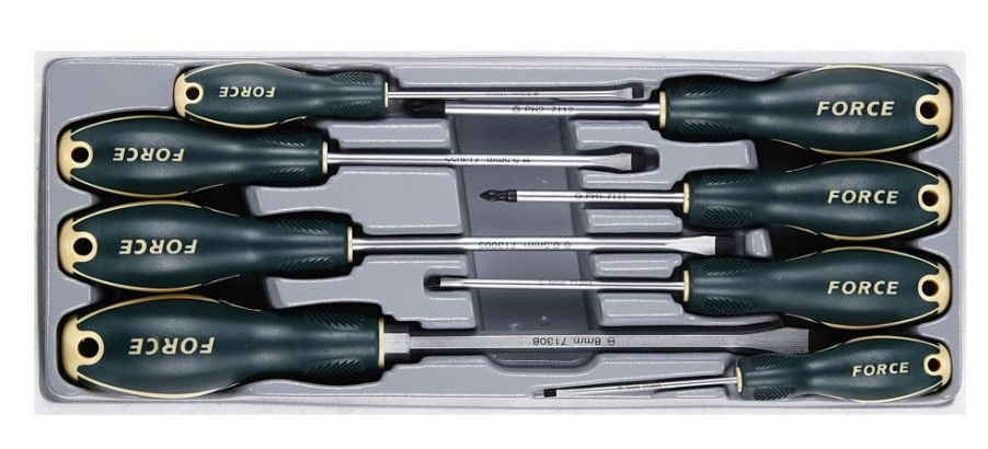 8pc Phillips & Slotted screwdriver set