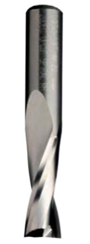 VHM cylindrische spiraalfrees (Z=2+2) Pos/Neg. 10mm snijlengte 28mm TL=70