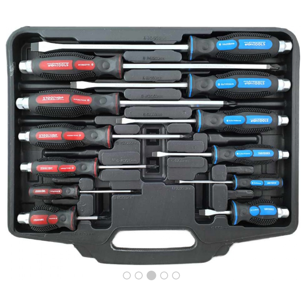 Schroevendraaierset PH en sleuf 12-delig