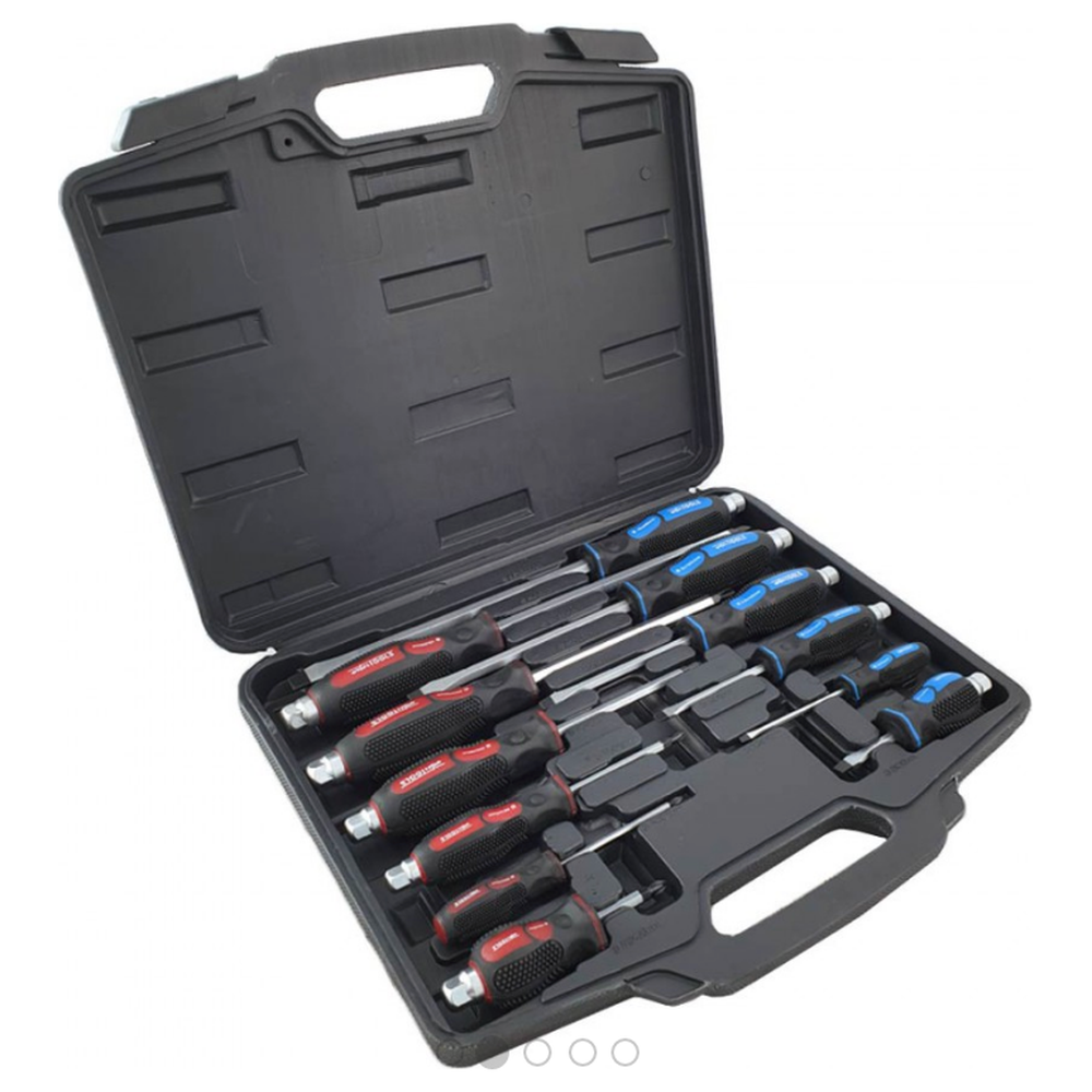 Schroevendraaierset PH en sleuf 12-delig