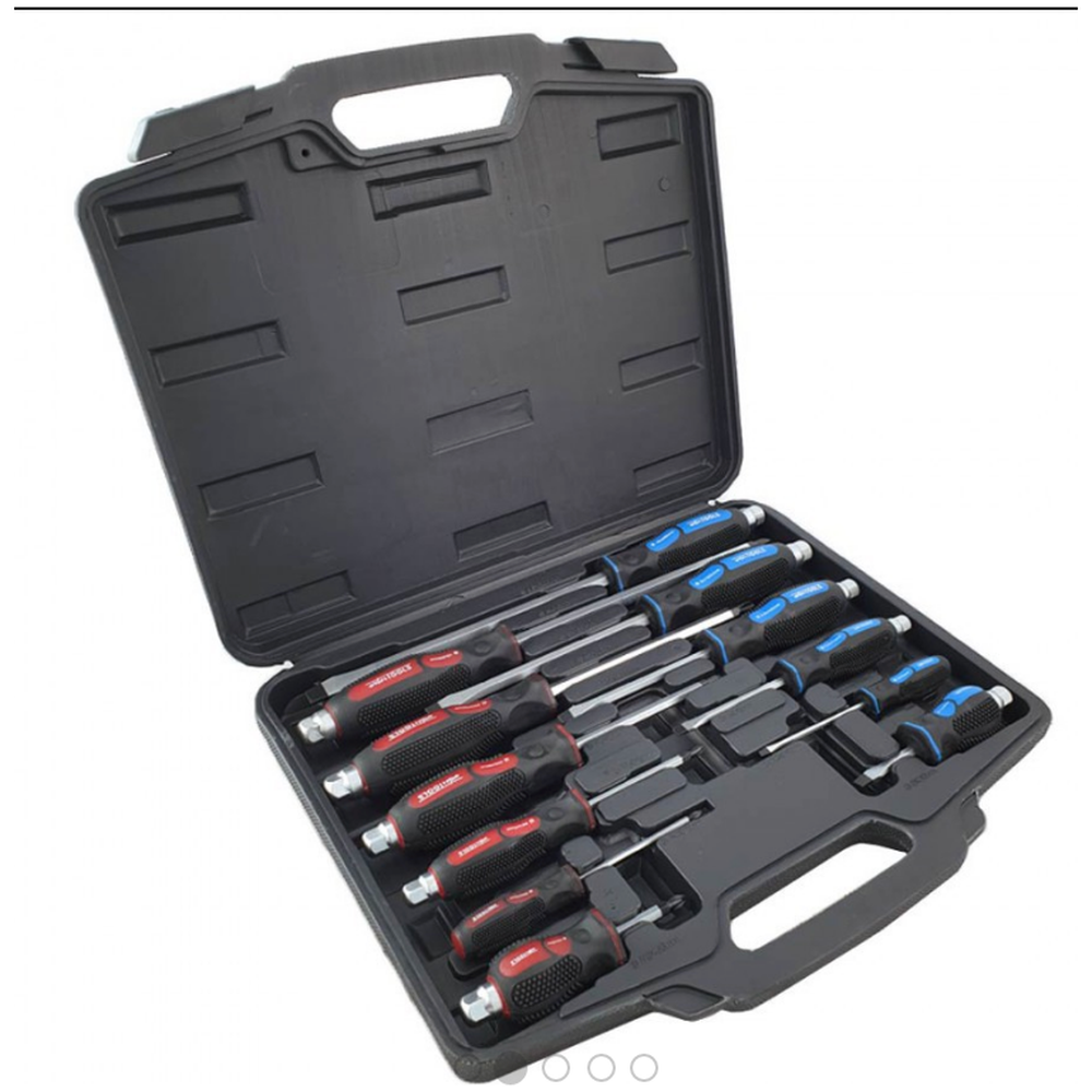 Schroevendraaierset PZ en sleuf 12-delig