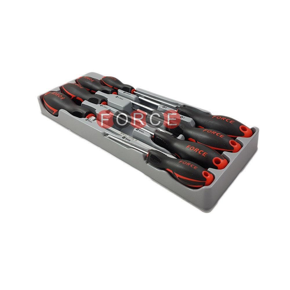 Schroevendraaierset Plat & Kruiskop 8 delig