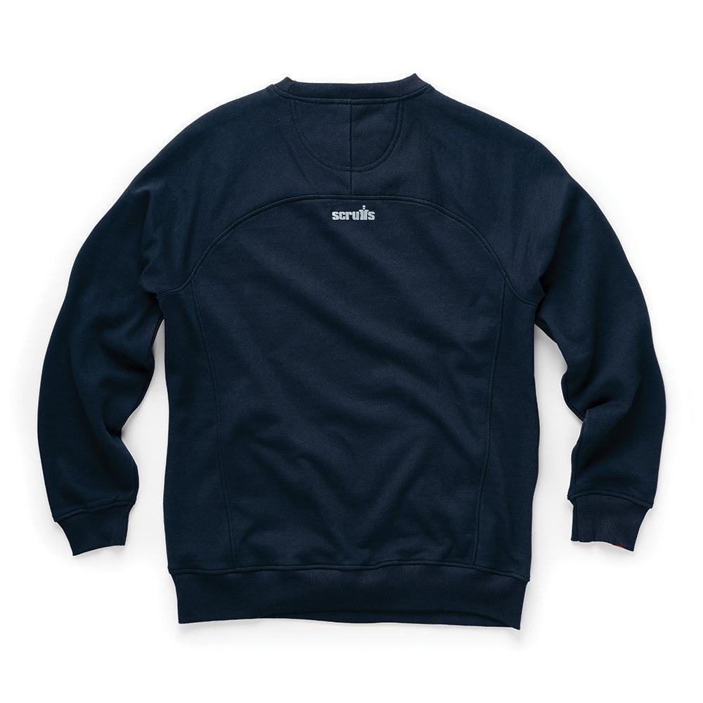 Scruffs - Eco Worker Sweatshirt, marineblauw Maat XL