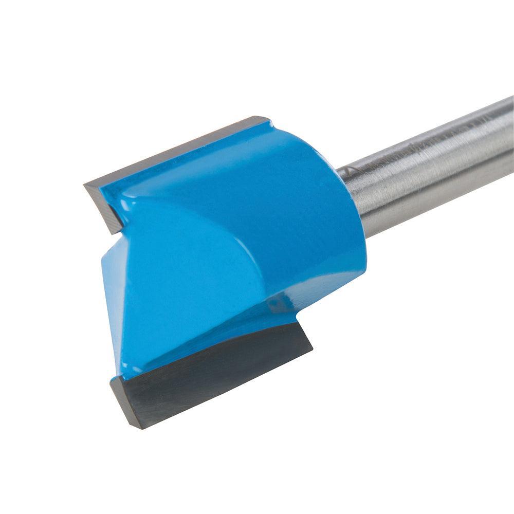 Silverline - 1/4 rechte metrische groeffrees 20 x 20 mm