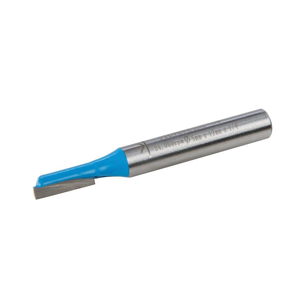 Silverline - 1/4 rechte metrische groeffrees 5 x 12 mm