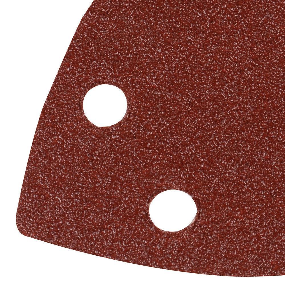 Silverline - 90 mm driehoekige klittenband schuurvellen, 10 pk. 80 korrelmaat