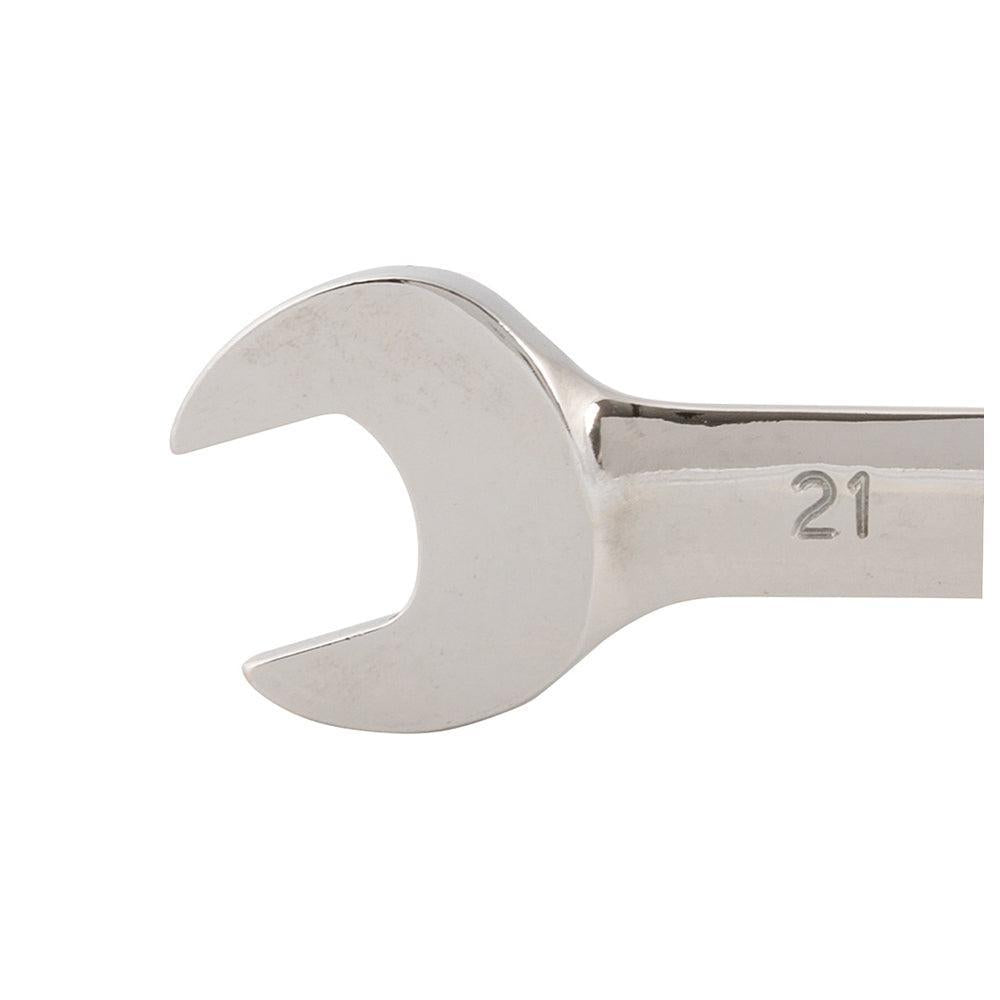 Silverline - Flexibele steek-ringratelsleutel 21 mm