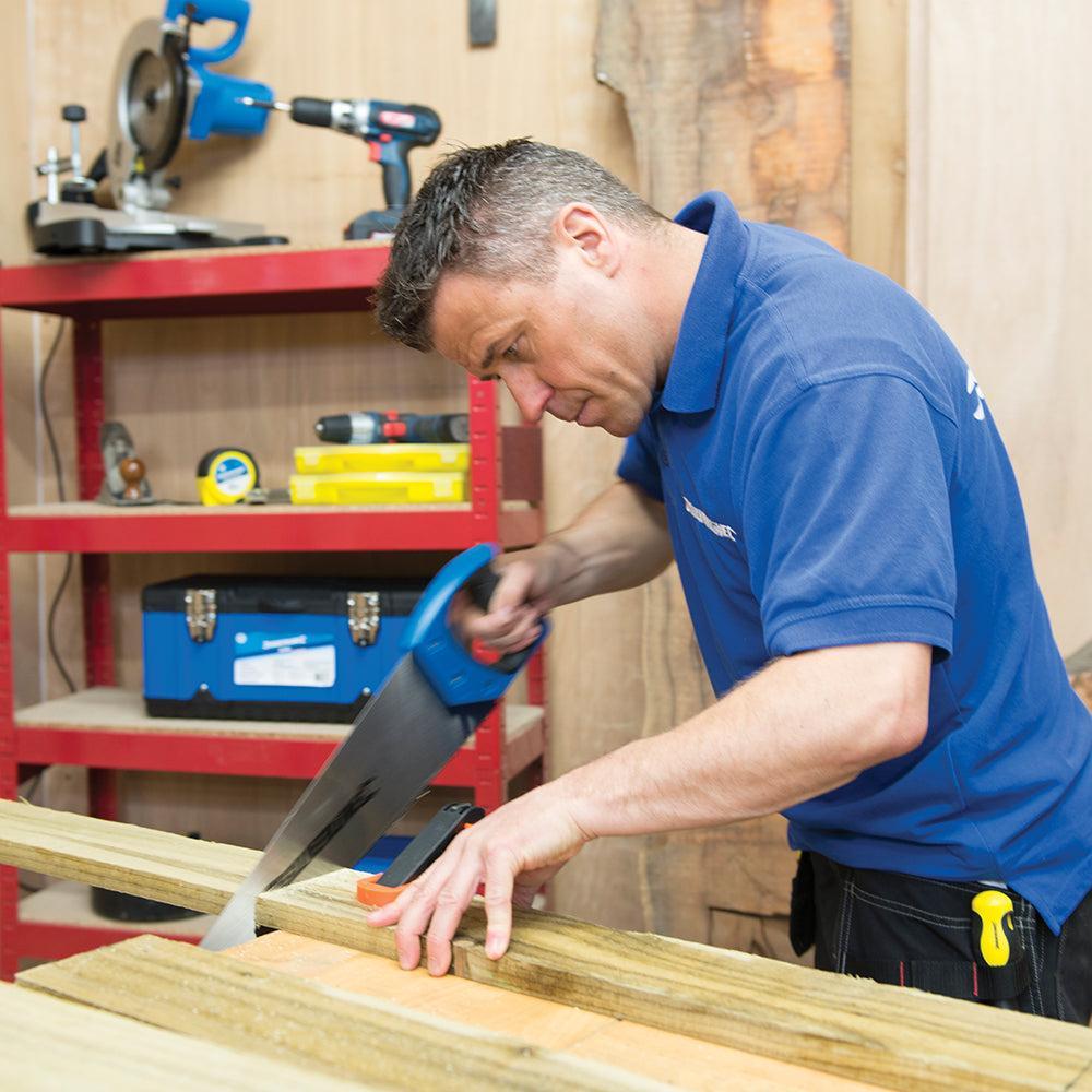 Silverline - Handzaag met geharde tanden 400 mm, 7 tpi