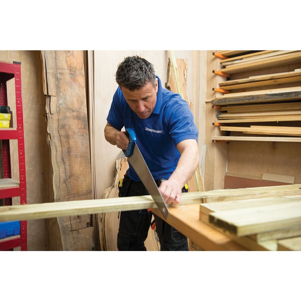 Silverline - Handzaag met geharde tanden 500 mm, 7 tpi