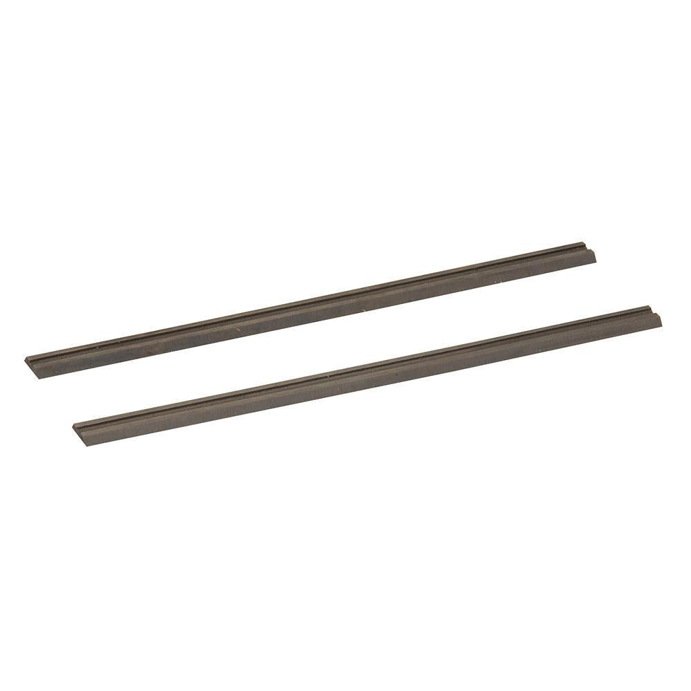Silverline - Hardmetalen schaafmachine bladen, 2 pk. 82 x 5,5 x 1,1 mm