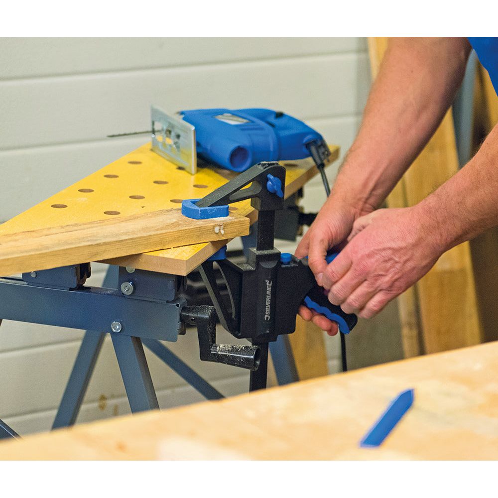 Silverline - 'Heavy-Duty' snelspanklem 450 mm