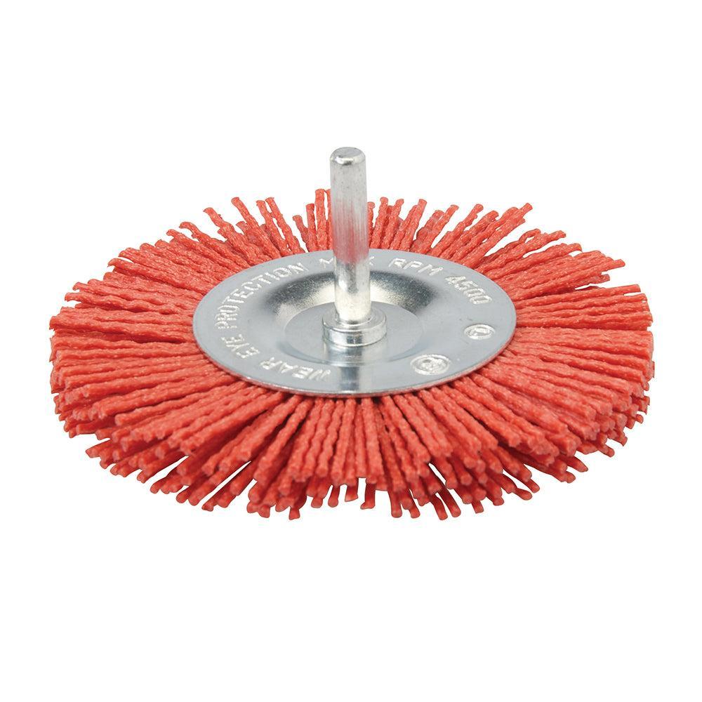 Silverline - Nylon schuurwiel 100 mm, grof