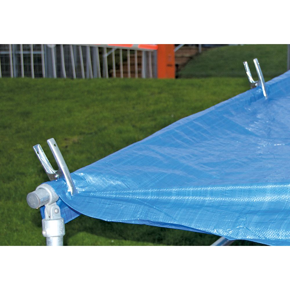 Silverline - Zeilklemmen, 4 pk. 70 mm kaak