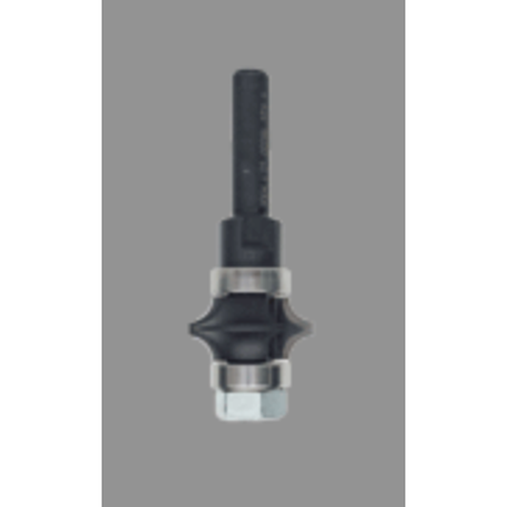 Spitskantenfrees met dubbele radius HW Z=2 Met dubbele geleidelager