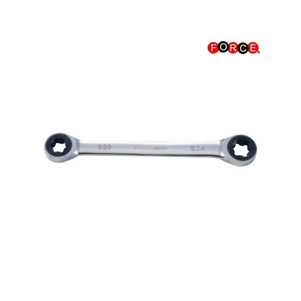 Star double gear flat wrench 20x24