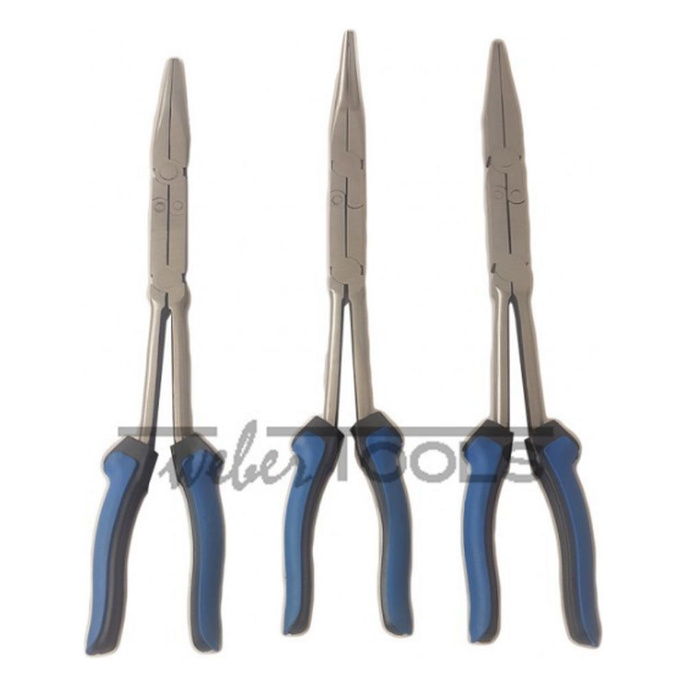 Tangen set 3 delig extra lang