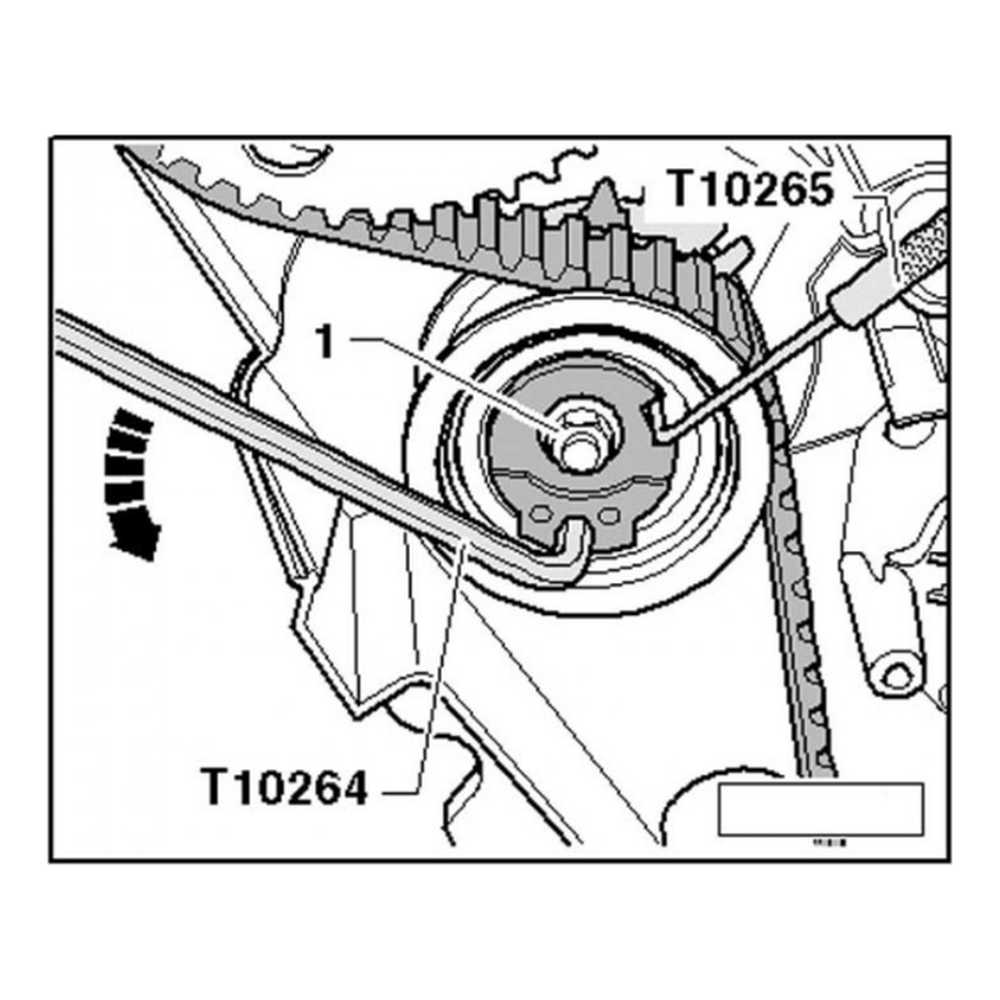Tensioner adjusting tool