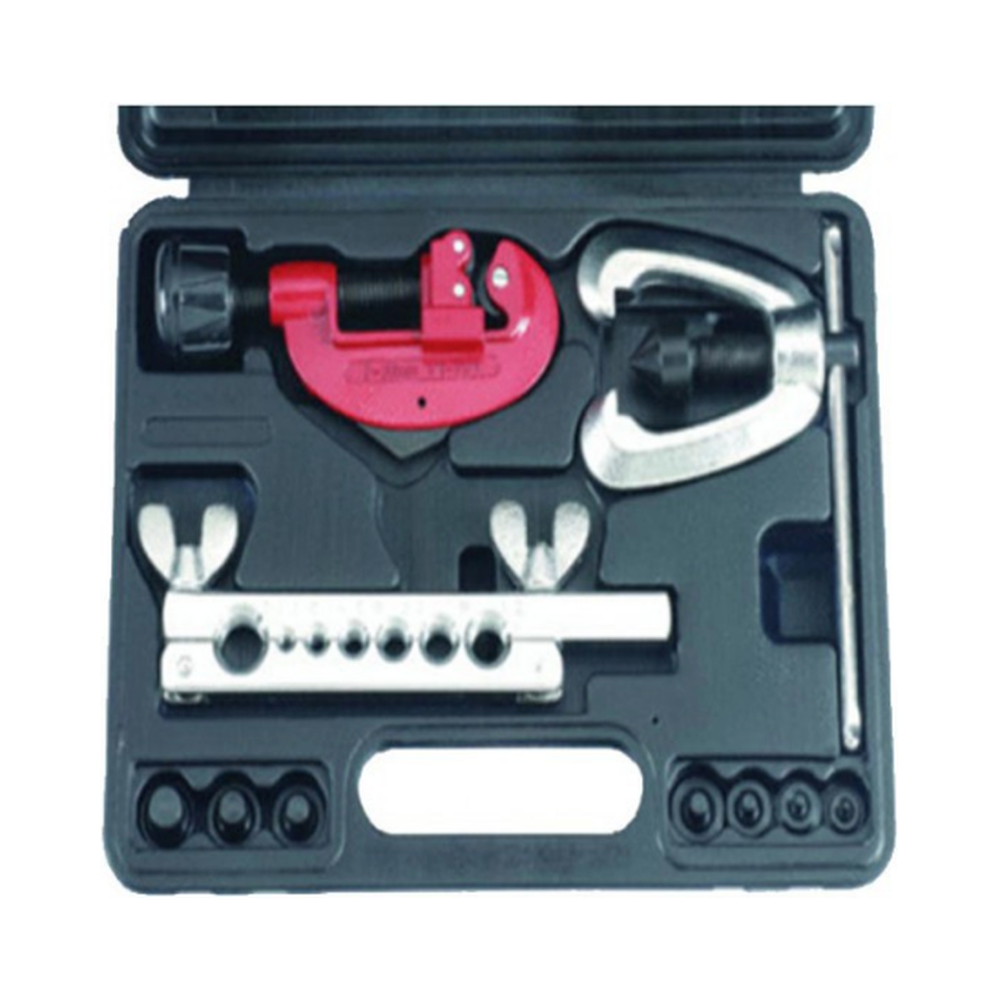 Tubing cutter and double flaring tool kit (Metric)