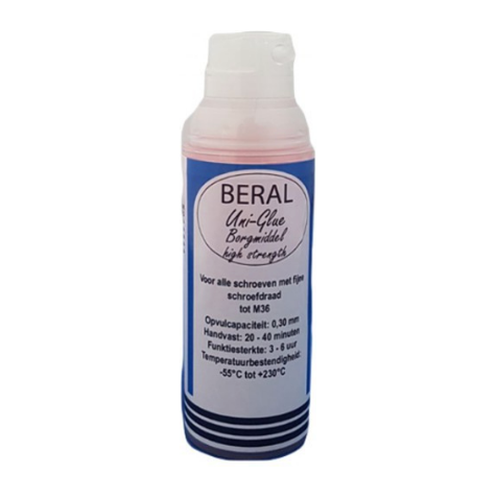 Uni-Glue Borgmiddel rood high strength 50ml