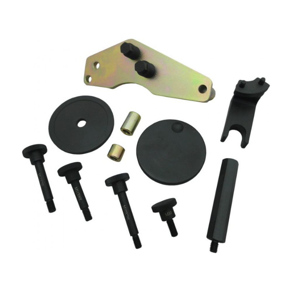 Vacuum pump sealing cover remover and installer set for BMW N53,N54,N55