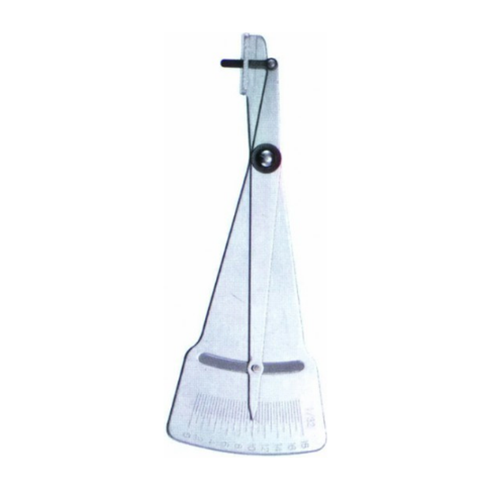 Voor het meten van de bandenprofiel en remvoering