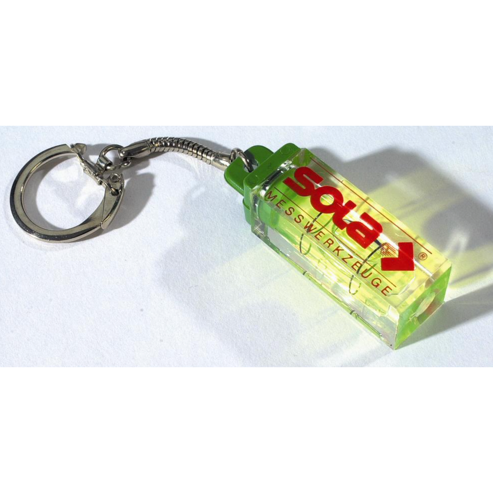 Waterpas sleutelhanger rond groen WA30 Diameter 30mm