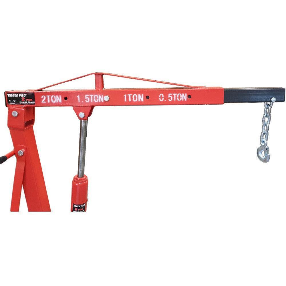 Werkplaatskraan 2 ton inklapbaar