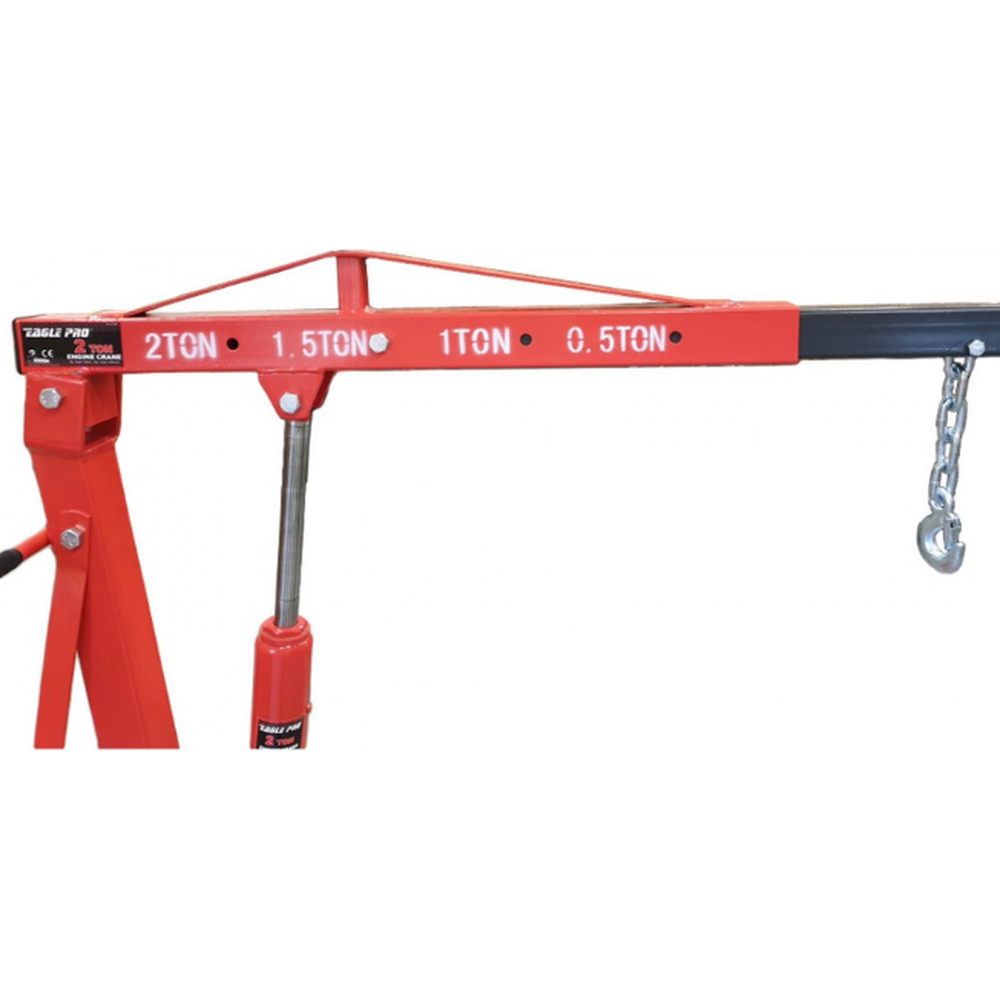 Werkplaatskraan 2 ton inklapbaar