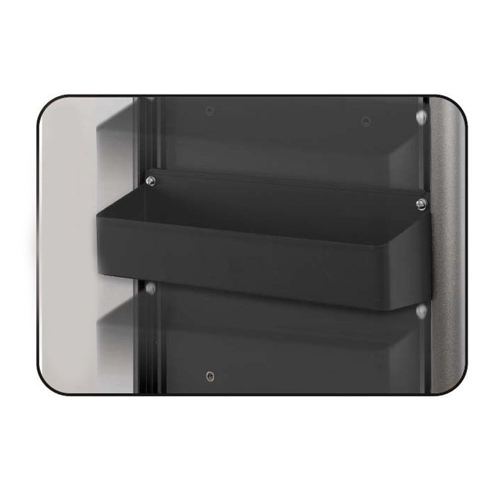 Zwart Blikhouder voor 102 trolley