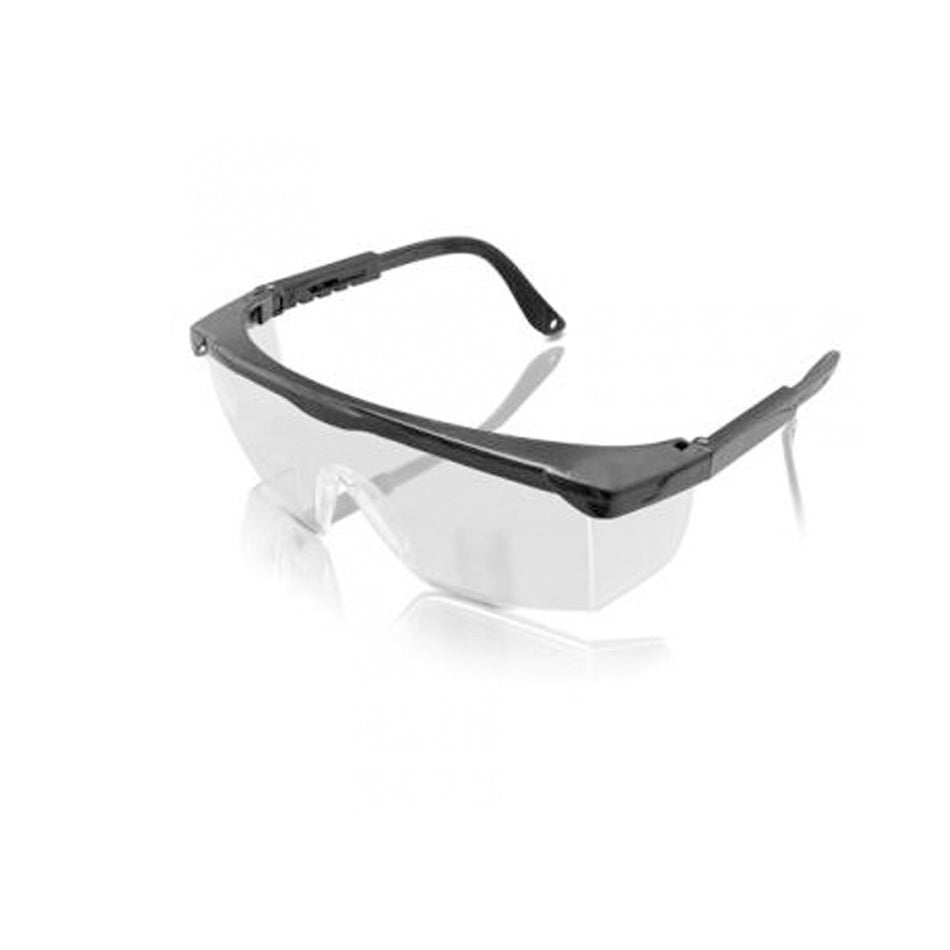 Temple safety goggle